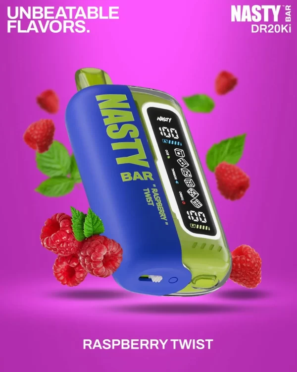 NASTY BAR RASPBERRY TWIST